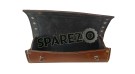 Universal Fit Indian Motorbike Front Side Brown Tan Genuine Leather Tool Bag - SPAREZO